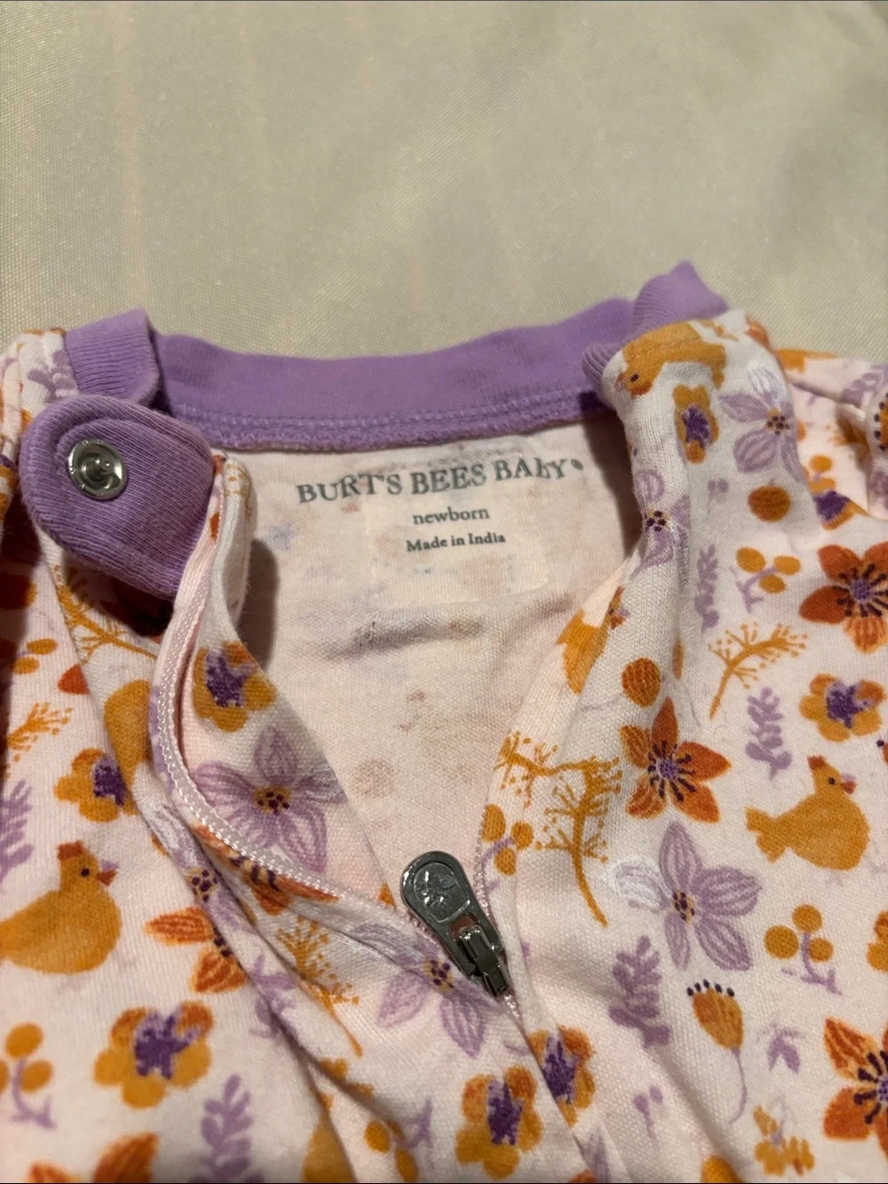 5 Pack Multi Brand Baby Girls Floral & Pastel Footed One-Piece Sleepers -